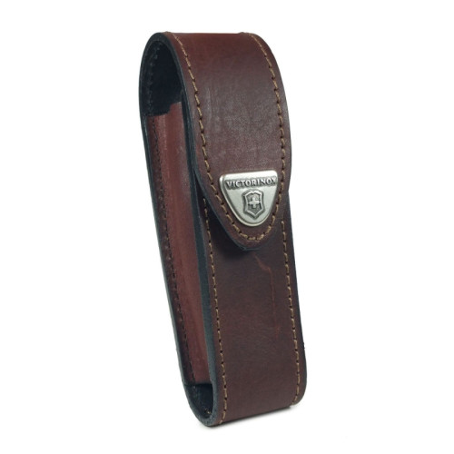 Kožené pouzdro hnědé Victorinox pro kapesní nože 111 mm (do 6-vrstev)