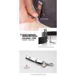 Kovová závěska na opasek Victorinox Multiclip stříbrná