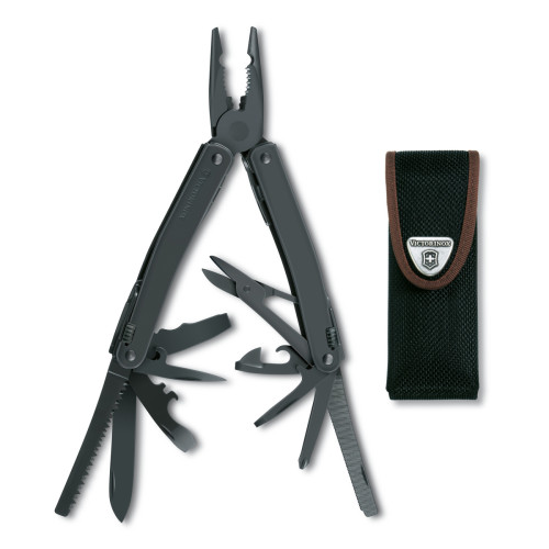 Victorinox Kleště SWISS TOOL Spirit XBS černé s nylonovým pouzdrem