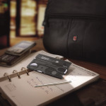 Victorinox SWISSCARD Classic černá transparentní | Sada nástrojů v kartě