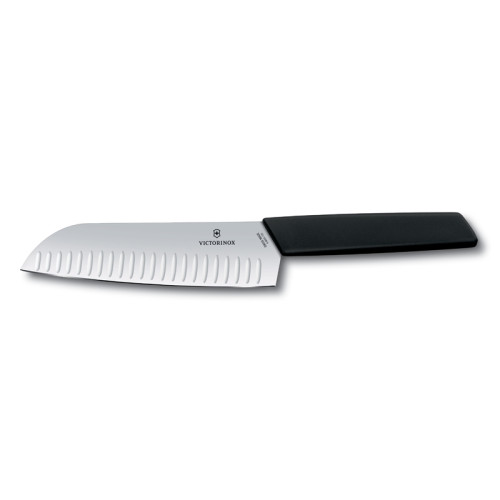 VICTORINOX Nůž Santoku 17 cm Swiss Modern černý