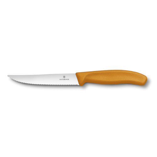 VICTORINOX Steakový nůž Swiss Classic Gourmet oranžový
