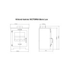 Krbová kamna Victoria BORA LUX