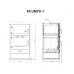 Krbová kamna s troubou Victoria TRIUMPH F