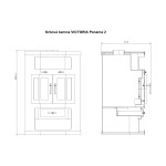 Krbová kamna Victoria PANAMA 2