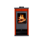 Krbová kamna Victoria VANESSA LUX červená