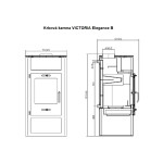 Krbová kamna s výměníkem Victoria ELEGANCE BO