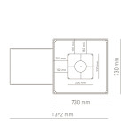 Gril VULCANUS Pro730 MASTERCHEF | Designové ohniště | Corten