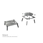 Gril VULCANUS Pro730 CHEF | Designové ohniště | Corten