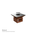 Gril VULCANUS Pro730 CAMP | Designové ohniště | Corten