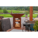 Gril VULCANUS Pro730 CHEF | Designové ohniště | Corten