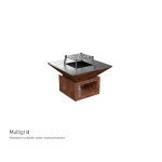 Gril VULCANUS Pro730 CAMP | Designové ohniště | Corten