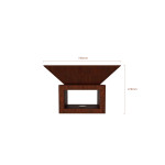 Gril VULCANUS Pro730 CAMP | Designové ohniště | Corten