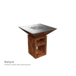 Gril VULCANUS Pro910 CHEF | Designové ohniště | Corten