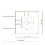 Gril VULCANUS Pro910 MASTERCHEF | Designové ohniště | Corten