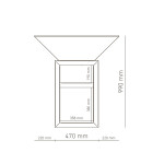 Gril VULCANUS Pro910 CHEF | Designové ohniště | Corten