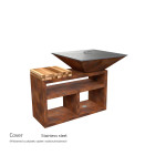 Gril VULCANUS Pro910 MASTERCHEF | Designové ohniště | Corten