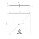 Vulcanus Cover Pro910 (Stainless Steel) | Nerezové víko