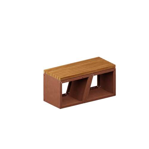 VULCANUS boxxoq DuoSeat | Zahradní lavička