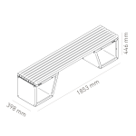 VULCANUS boxxoq QuadSeat | Zahradní lavice