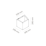 VULCANUS boxxoq SoloPlanter | Zahradní květináč
