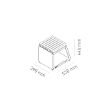 VULCANUS boxxoq SoloSeat | Zahradní lavička