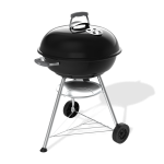 Weber COMPACT KETTLE 57 cm černý | Kotlový gril na uhlí