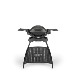 Weber Q 1400 STAND Dark Grey | Elektrický Gril se stojanem a poličkami