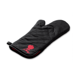 Grilovací rukavice Weber Premium | černá s červeným kotlem