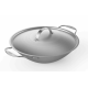WOK pánev Premium s pařákem Weber nerez