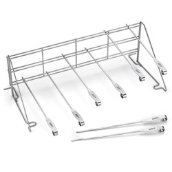 Weber ETCS multifunkční grilovací sada s 8 špízy | nerezová ocel