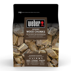 Udící špalíky Weber | HICKORY bílý ořech | pro dlouhé uzení