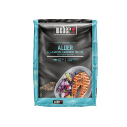 Dřevěné přírodní grilovací pelety Weber OLŠE | 8 kg