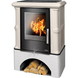 Kachlová kamna ABX Bavaria s výměníkem, Ahornweiss