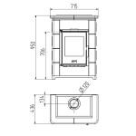 Kachlová kamna Wamsler PRIMO Ceramica