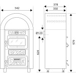 Krbová kamna Wamsler OF 604 KAMINO, Mátra