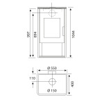 Krbová kamna Wamsler ORPHEUS