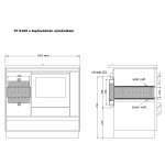 Teplovodní sporák KVS Moravia VSP 9100.1412-VOP