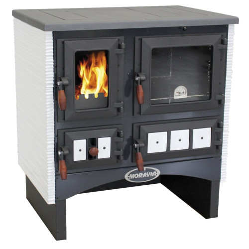 Sporák KVS Moravia Ofelie 9180 bílá briliant