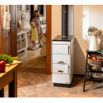 Kamna KVS Moravia VSP 9101 bílá s plastovými doplňky