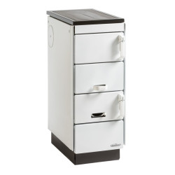 Kamna KVS Moravia VSP 9101 bílá s plastovými doplňky