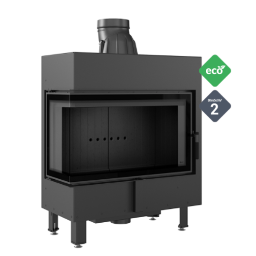 Krbová vložka Kratki LUCY 14kW BS BLACK levá 