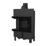 Krbová vložka Kratki LUCY 12 kW BS SLIM levá černá