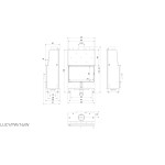 Teplovodní vložka Kratki LUCY 16kW rovná