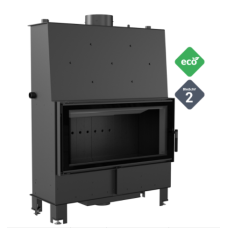 Teplovodní vložka Kratki LUCY 20kW BLACK rovná