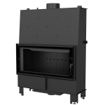 Teplovodní vložka Kratki LUCY 20kW BLACK rovná