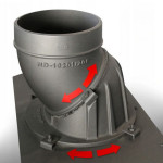 Krbová vložka Kratki LUCY 12 kW BS SLIM pravá černá