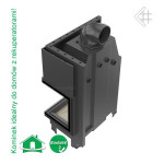 Krbová vložka Kratki MBA 17kW pravé BS prosklení