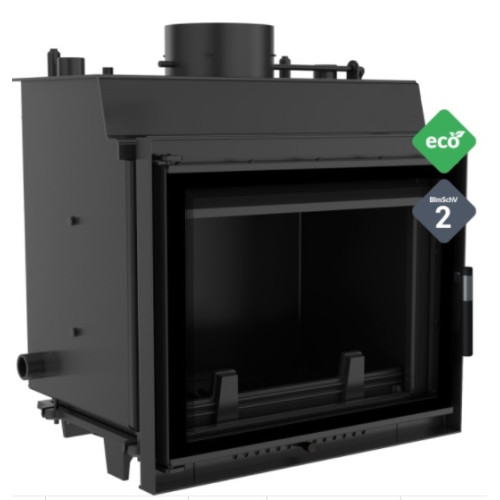 Krbová vložka Kratki MAJA 8 kW DECO s teplovodním výměníkem