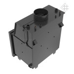 Krbová vložka Kratki ZUZANA 12 kW BS levá s teplovodním výměníkem